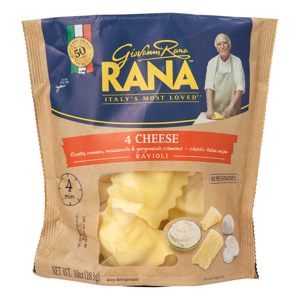 Rana Four Cheese Ravioli 10 Oz Pouch