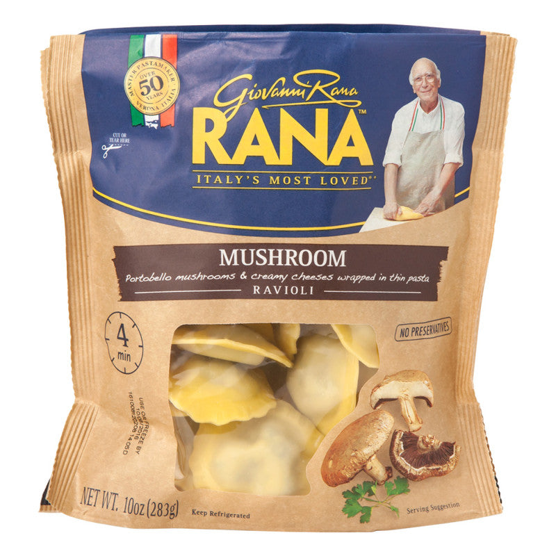 Wholesale Rana Mushroom Ravioli 10 Oz Pouch- Bulk