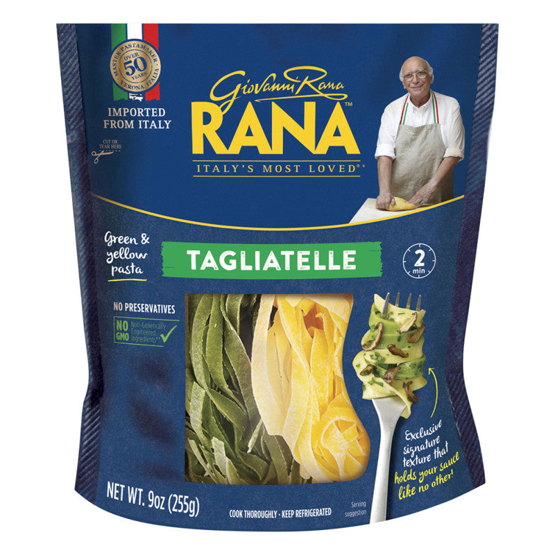 Wholesale Rana Tagliatelle Green And Yellow Pasta 9 Oz Pouch Bulk