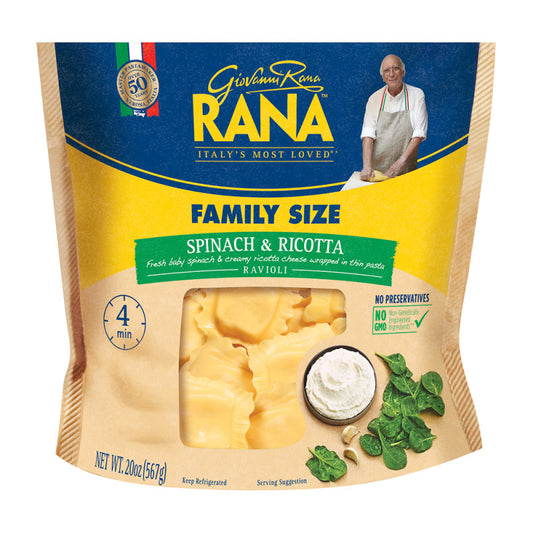 Wholesale Rana Spinach Ricotta Ravioli 20 Oz Pouch- Bulk