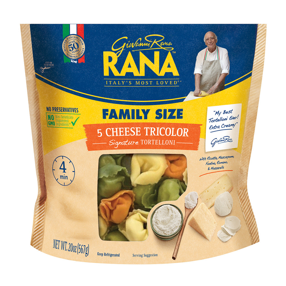 Rana Cheese Tricolor Tortelloni 20 Oz Pouch