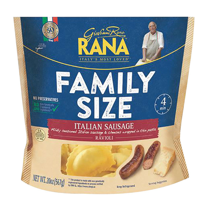 Wholesale Rana Family Size Italian Sausage Ravioli 20 Oz Bag- Bulk