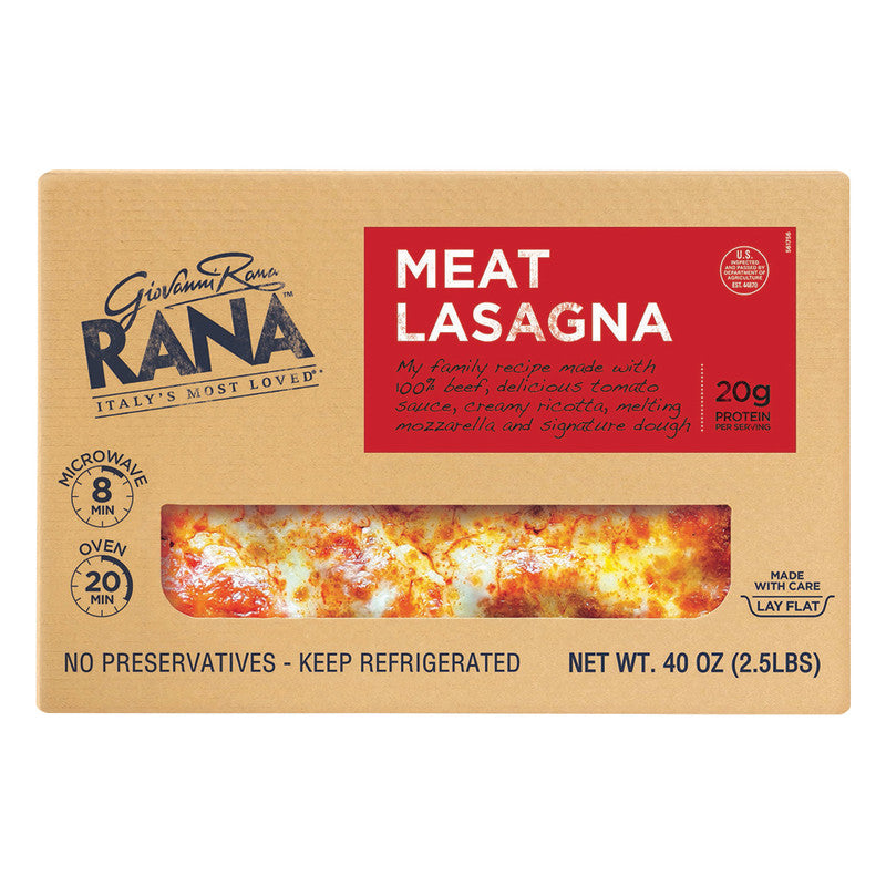 Wholesale Rana Meat Lasagna 40 Oz Box Bulk