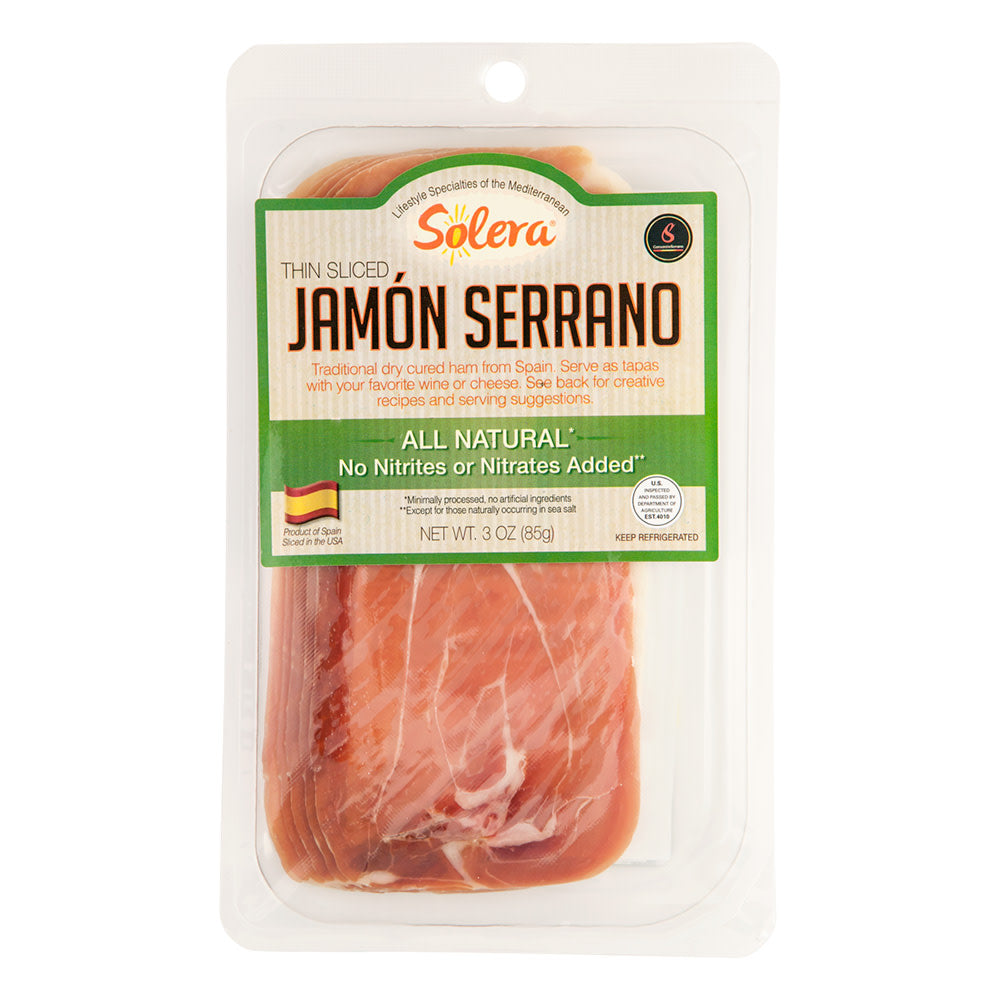 Noel All Natural Sliced Serrano Ham 3 Oz