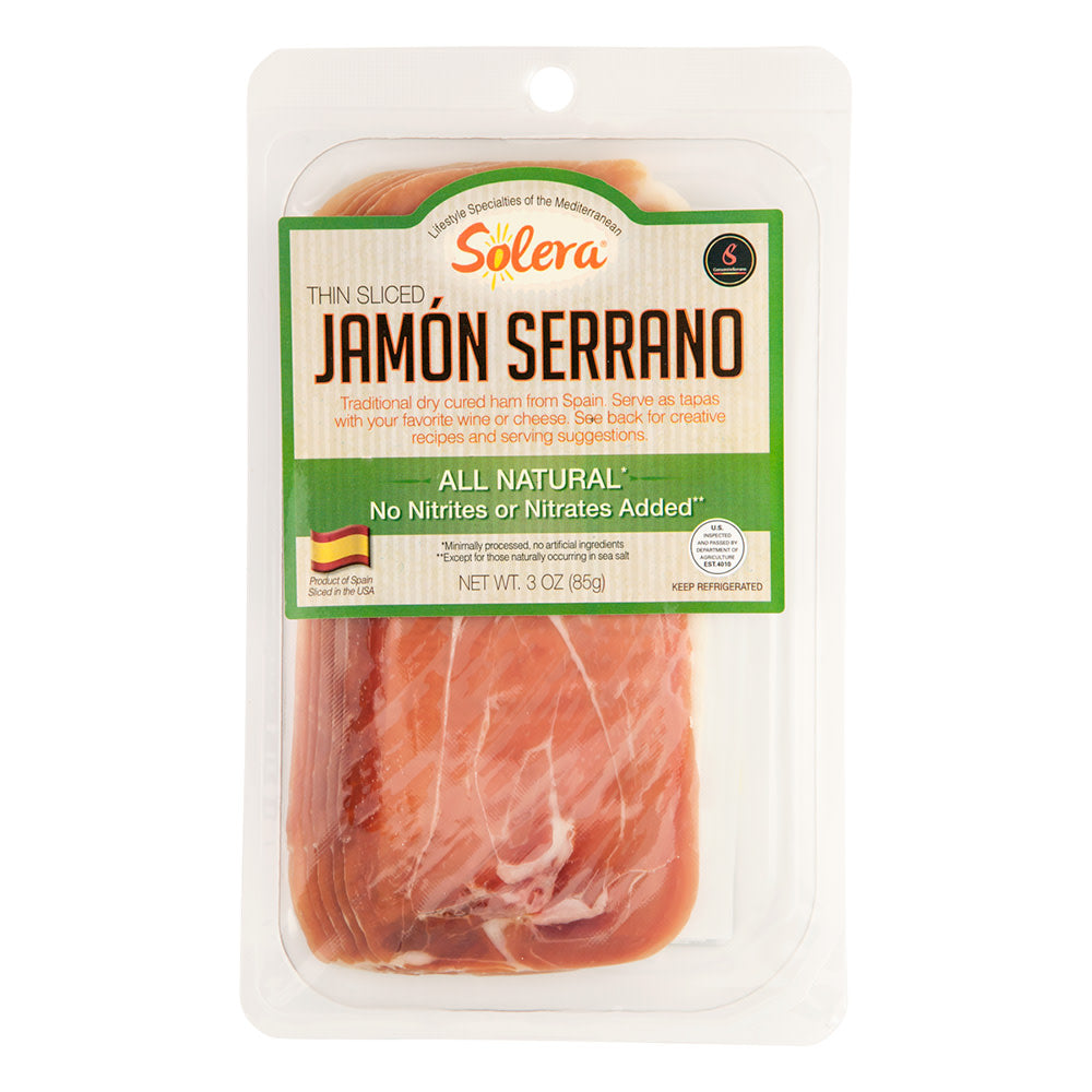 Wholesale Noel All Natural Sliced Serrano Ham 3 Oz- Bulk