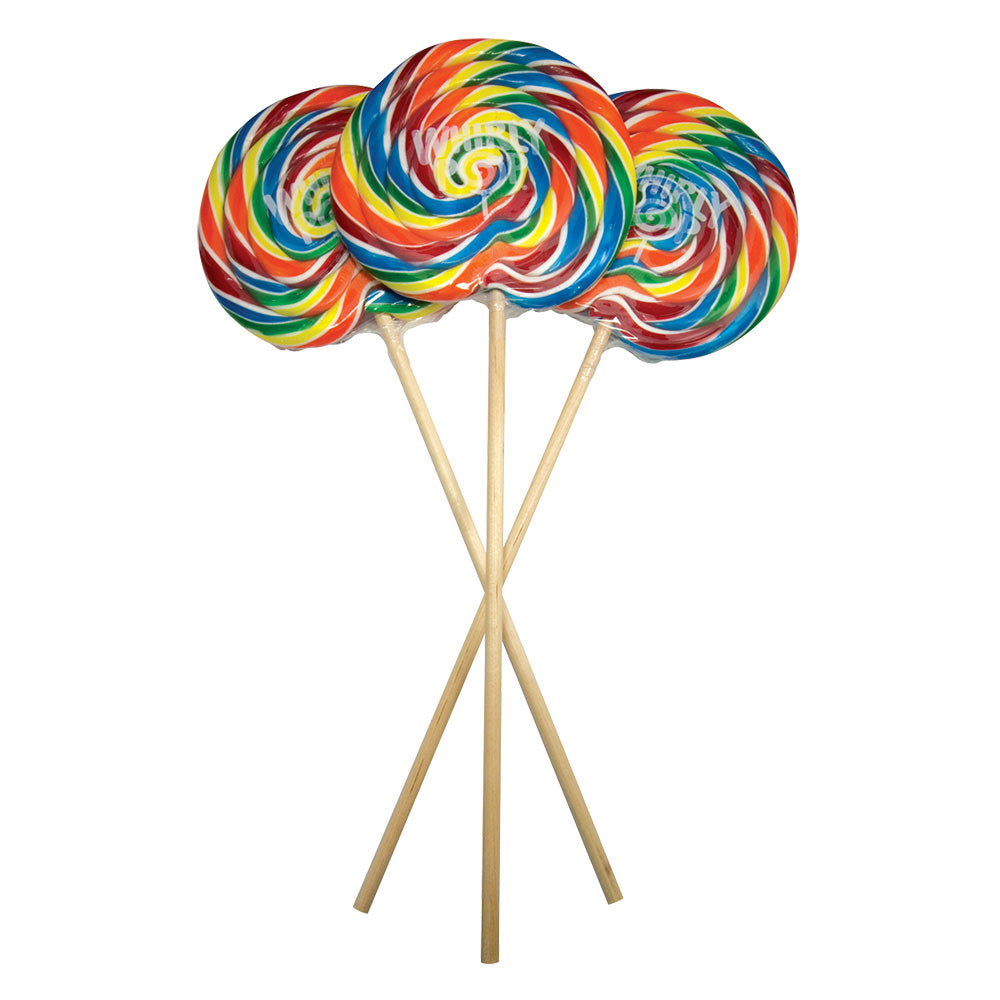 Whirly Pop Rainbow Colors 6.5 Inch 10 Oz