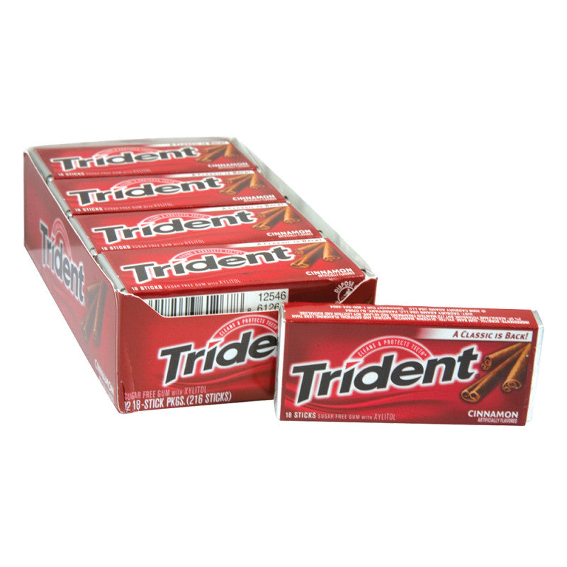 Wholesale Trident Cinnamon Gum Bulk