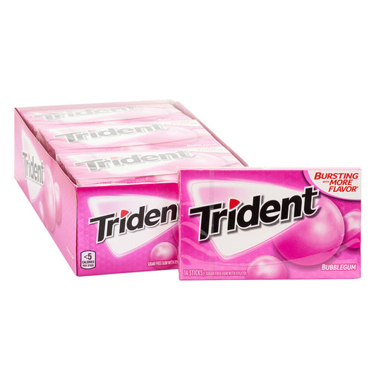 Wholesale Trident Bubble Gum- Bulk