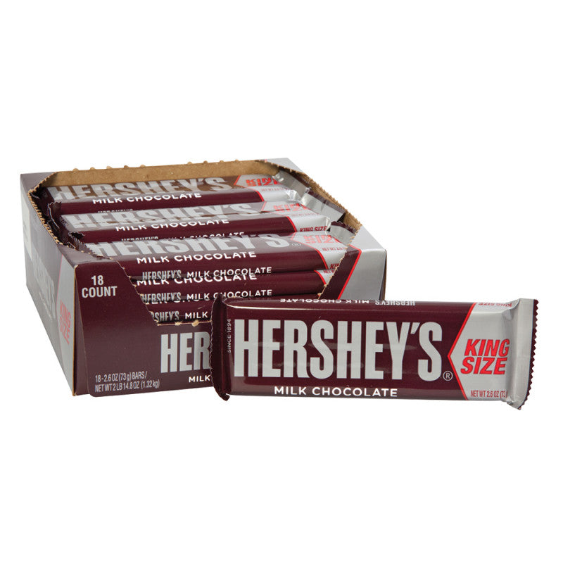 Wholesale Hershey's Milk Chocolate 2.6 Oz King Size Bar Bulk