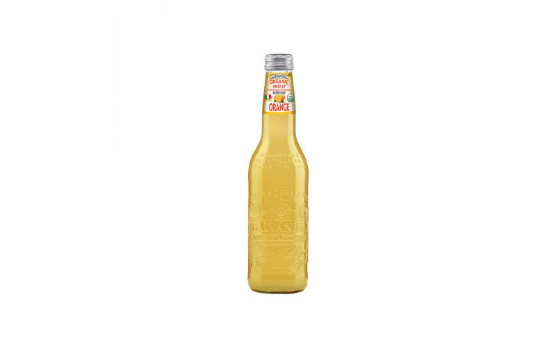 Wholesale Galvanina Organic Orange Sparkling Soda 12 Oz Bottle - 12 Ct Bulk