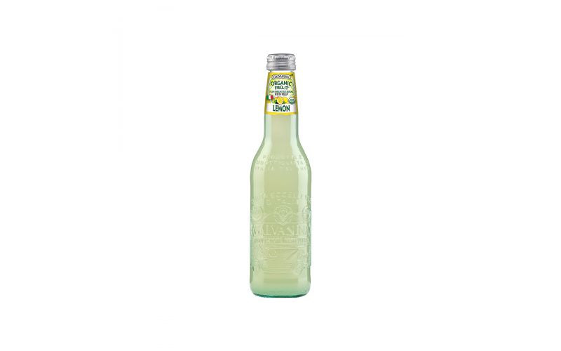 Wholesale Galvanina Organic Lemon Sparkling Soda 12 Oz Bottle - 12 Ct- Bulk