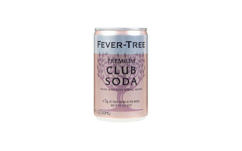 Wholesale Fever-Tree Club Soda 150 ML Bottle - 24 Ct Bulk