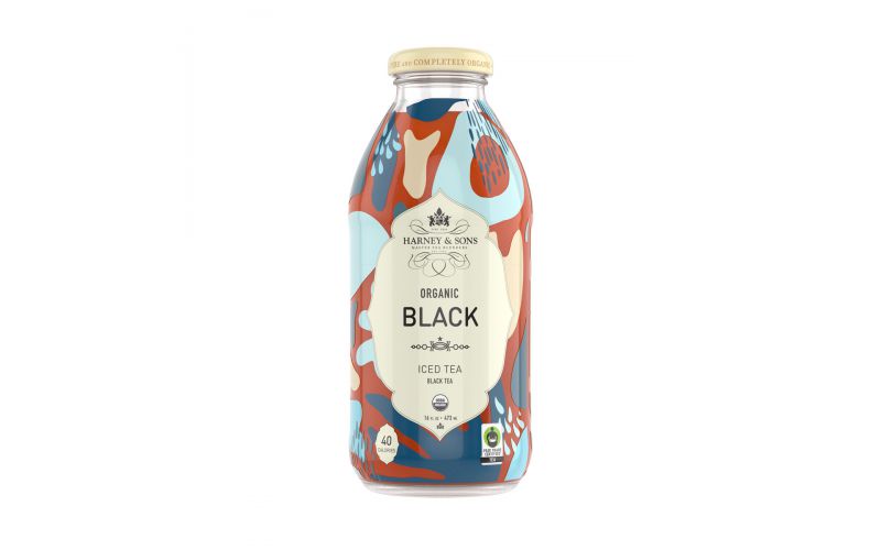 Wholesale Harney & Sons Organic Black Ice Tea 16 Oz Bottle - 12 Ct Bulk