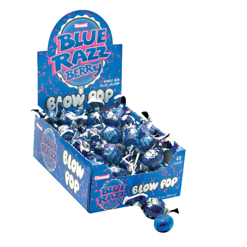 Wholesale Blow Pop Blue Razz Bulk