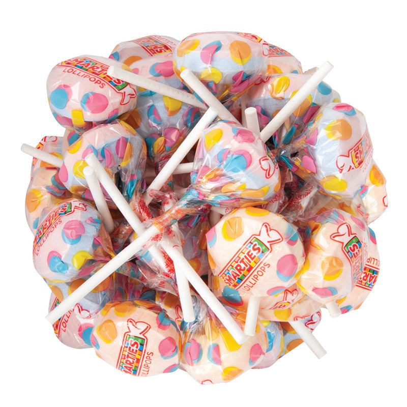 Wholesale Smarties Pops Wrapped- Bulk