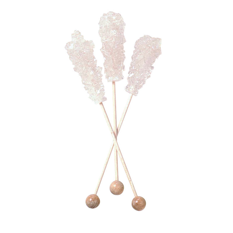 Wholesale Dryden And Palmer Unwrapped White Rock Candy Sticks Bulk