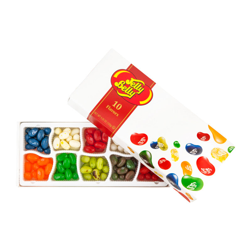 Wholesale Jelly Belly 10 Flavor Jelly Bean 4.25 Oz Gift Box- Bulk
