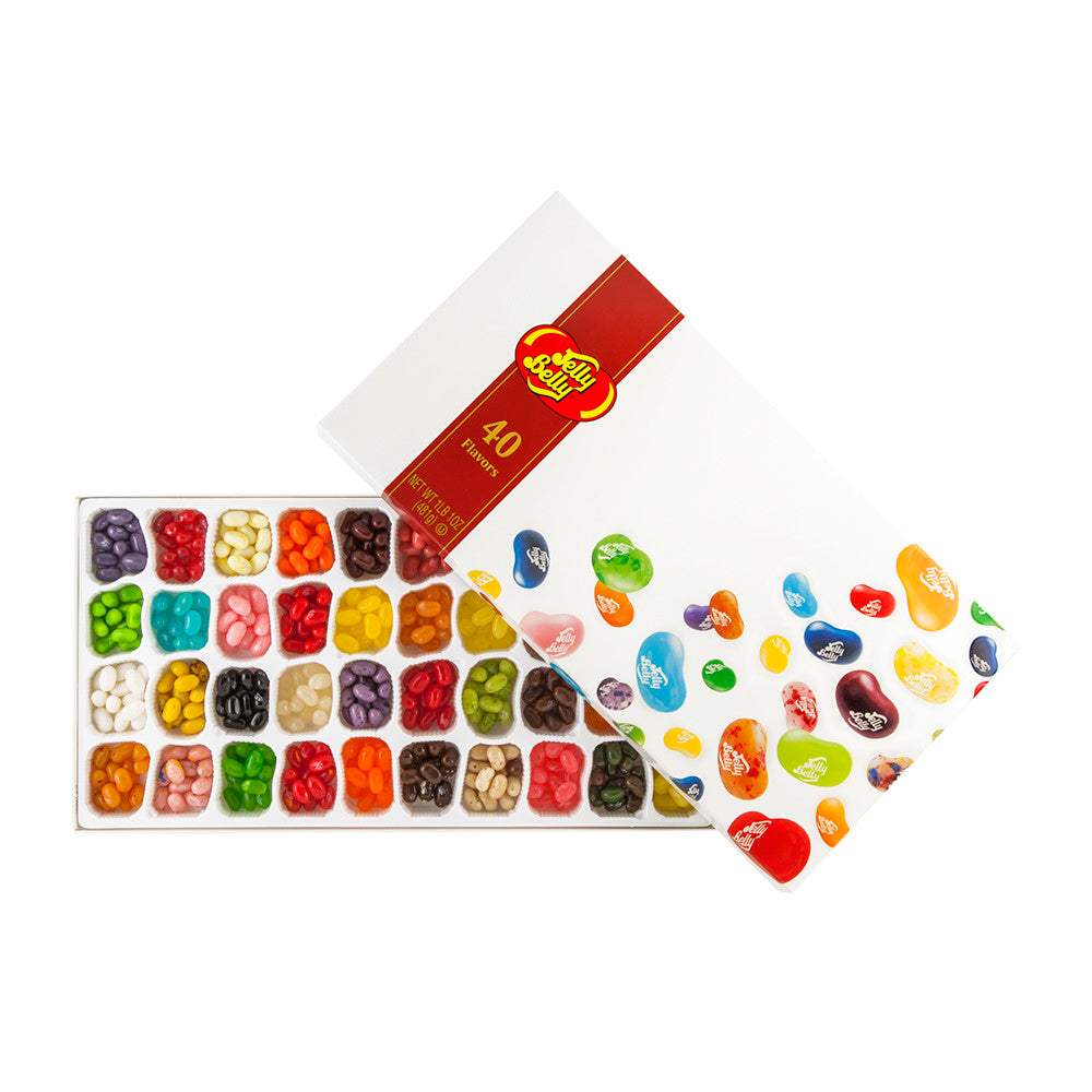 Wholesale Jelly Belly 40 Flavor Jelly Bean 17 Oz Gift Box- Bulk