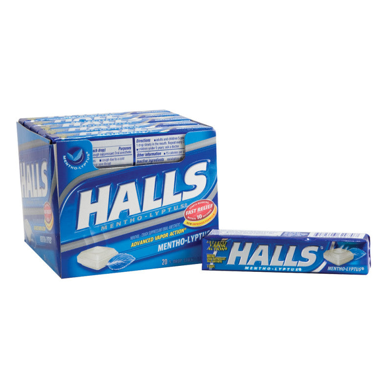 Wholesale Halls Menthol Cough Drops Bulk