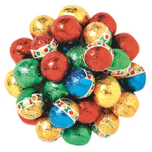 Wholesale Madelaine Milk Chocolate Christmas Foiled Balls- Bulk