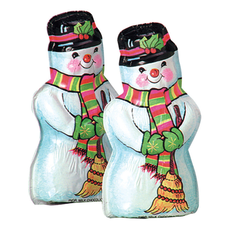 Wholesale Madelaine Milk Chocolate Semi Sold Snowman 1.5 Oz- Bulk