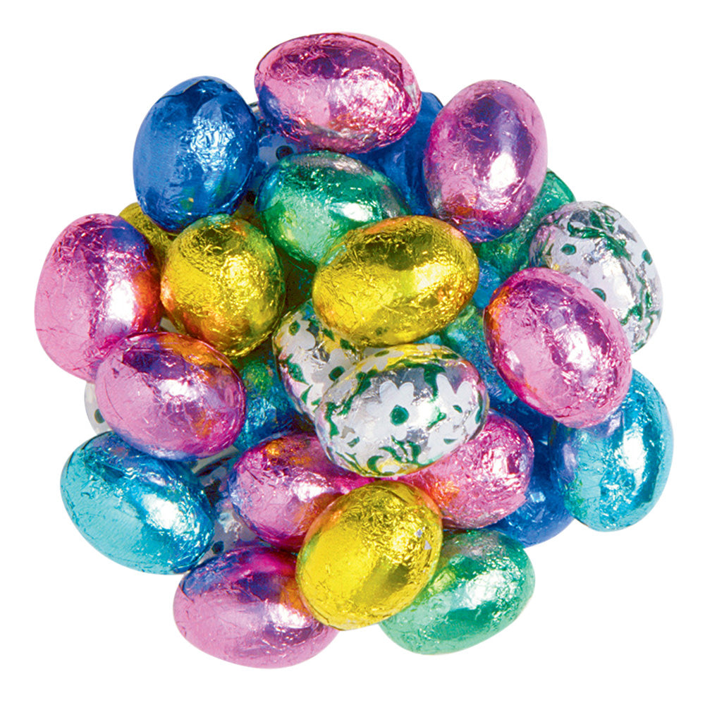 Wholesale Madelaine Snowcap Foiled Easter Eggs-10.00lb Case Bulk