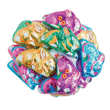 Wholesale Madelaine Mini Milk Chocolate Foiled Sitting Bunnies- Bulk