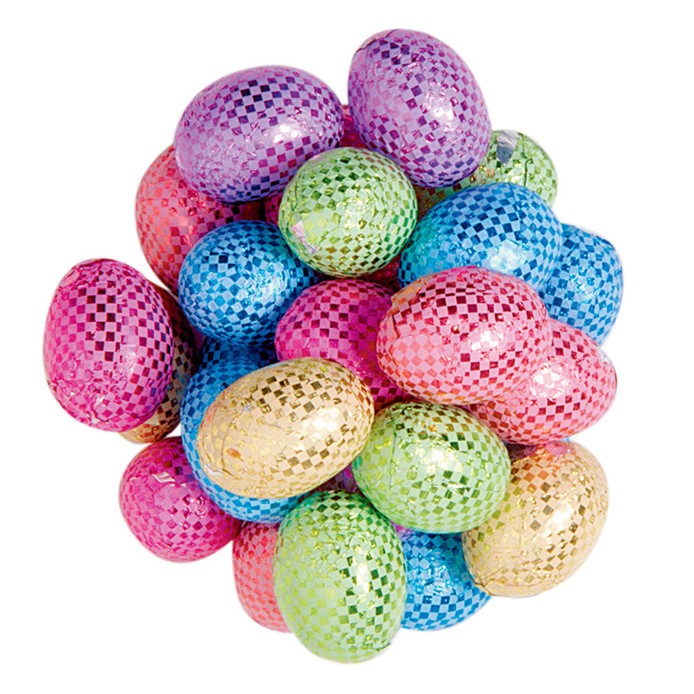 Wholesale Madelaine Crisp Milk Chocolate Foiled Easter Eggs- Bulk