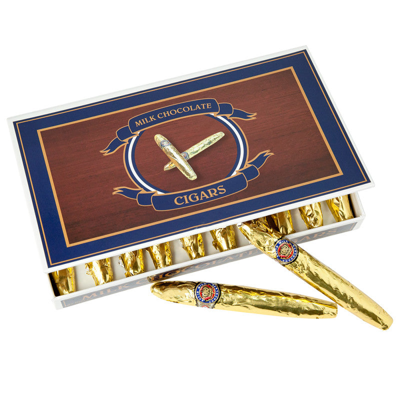 Wholesale Madelaine Milk Chocolate Foiled Cigars 1 Lb Box- Bulk
