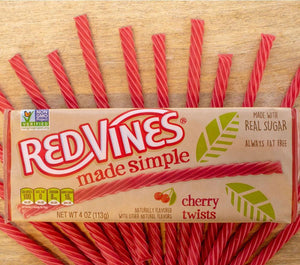 Wholesale RED VINES® Made Simple Cherry Licorice Twists, 12/4 oz- Bulk