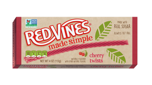 Wholesale RED VINES® Made Simple Cherry Licorice Twists, 12/4 oz- Bulk