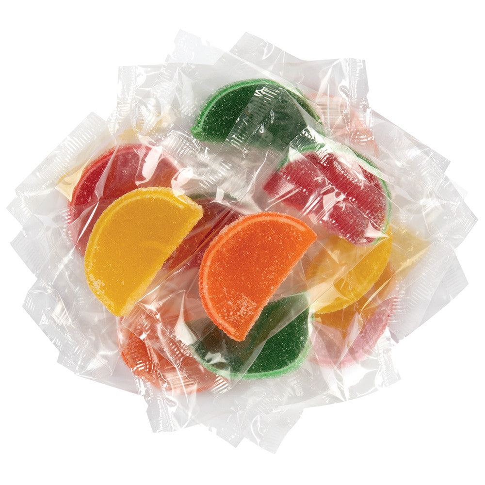 Wholesale BoxNCase Wrapped Assorted Fruit Slices-10.00lb Case Bulk